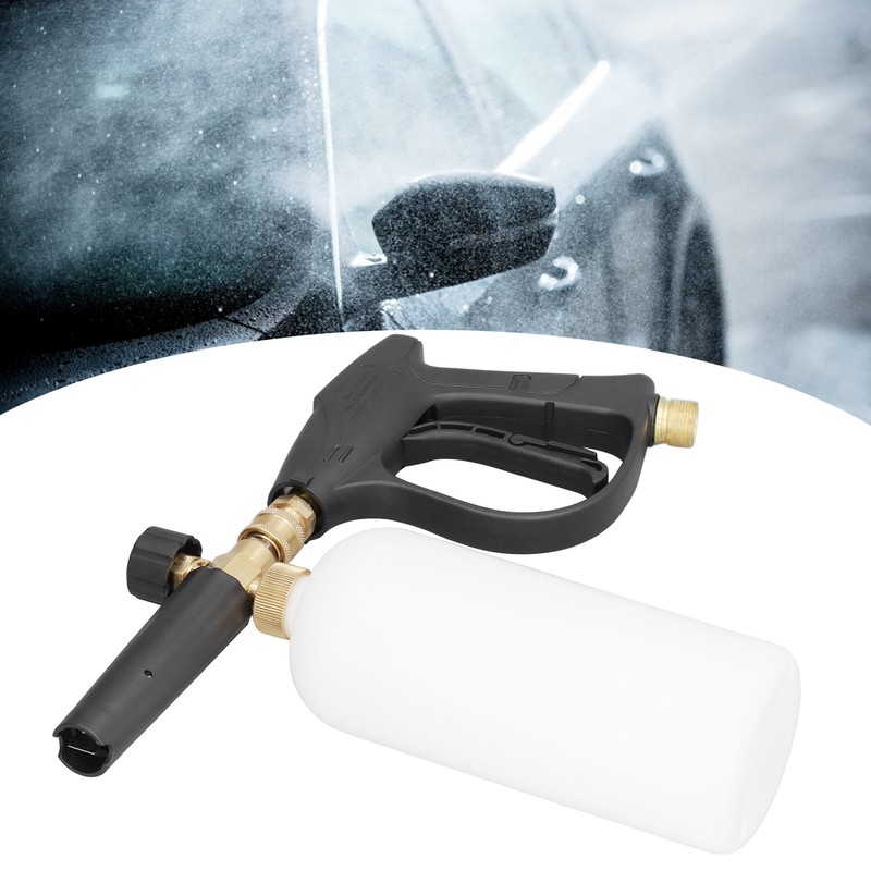 Foam Gun Adjustable Nozzle Brass Anti Leakage 33oz 1/4in Pressure