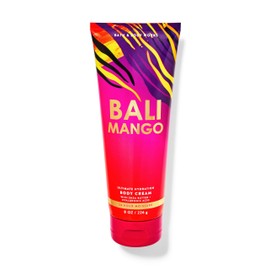 Bath and Body Bali Mango Body Cream Ultimate Hydration 8 oz / 226 g Fragrance notes: juicy mango, pink passionflower and luscious nectarine
