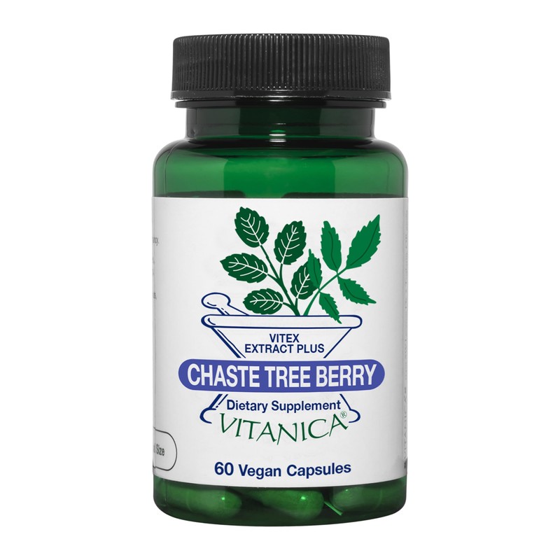 Vitanica Vitanica, Chaste Tree Berry, Vitex Extract Plus, Vegan, 60