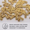 SKIR'CO Brass Drop in Anchor M6 x 22 mm Bolt
