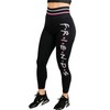FRIENDS Womens Workout Leggings Black Large