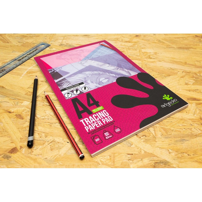 Artgecko Pro Tracing Paper Pad A4 Portrait - 50 Sheets