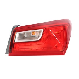 Silscvtt Outer Passenger Side Rear Brake Tail Light Assembly Replacement for Chevy Malibu 2016-2018 Right Tail Lamp 84132377 GM2805122