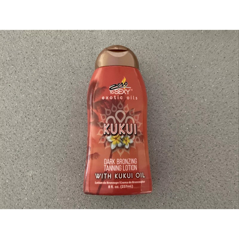 ZERO TO SEXY exotic Oils “ARGAN”Dark Bronzing TanLotion (1) 8