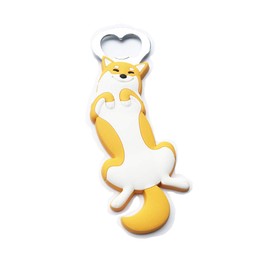 Animal Shiba Inu Dog shape Bottle Opener Fridge magnet,Beer Bottle Openers,Creative kitchen supplies gift magnet bottle opener.