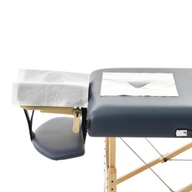 Master Massage Disposable Breathing Space Covers – 100Pcs Face Rest Covers for Massage Tables