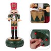 Cabilock Wooden Nutcracker Soldier Music Box with Movable Mouth Hands