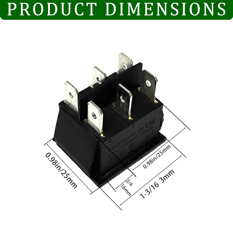 2-Pack On/Off Start Switch– Fits Champion 46539 46565 100397 100423