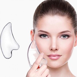 Facial Meridian Massage Tool Self Face Lift Lymphatic Circulation transparent 2ea