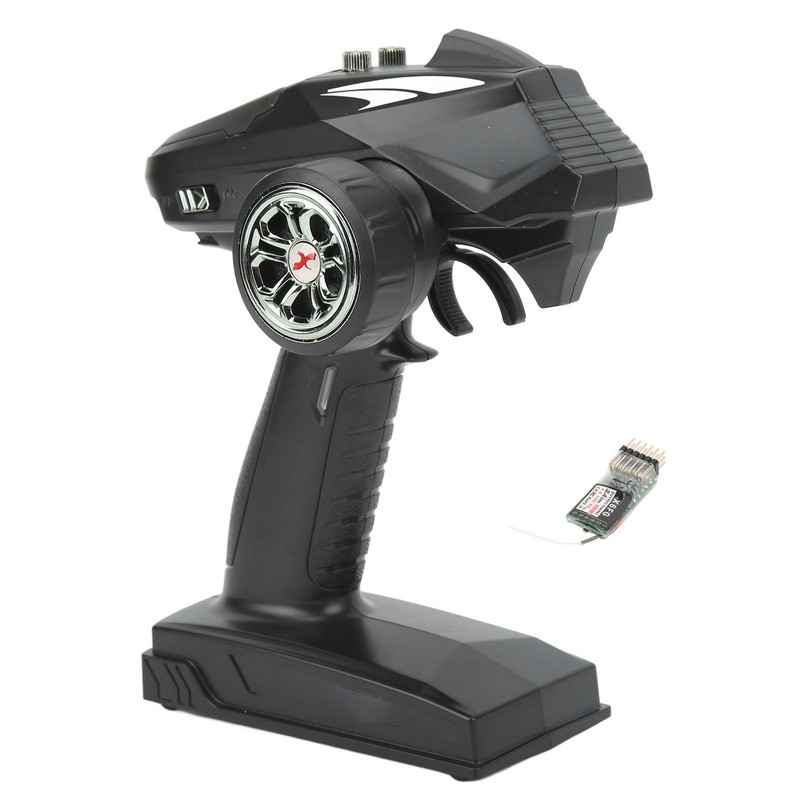 RC Transmitter Black 2.4G 6CH Sensitive Remote Controller With Receiver