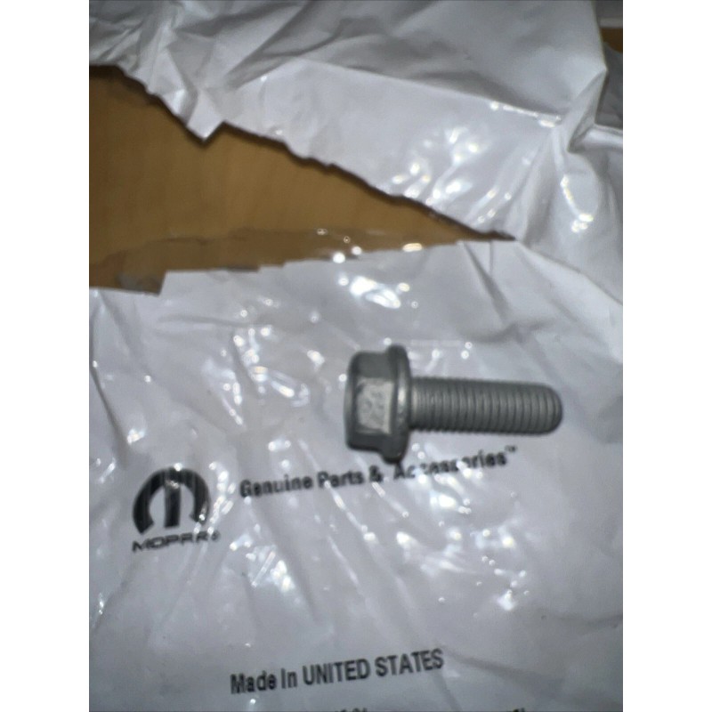 Mopar Genuine Mopar Hex Flange Head Bolt 6104197AA , Qty