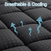 HYLEORY Twin XL Mattress Pad Quilted Fitted Mattress Protector Cooling