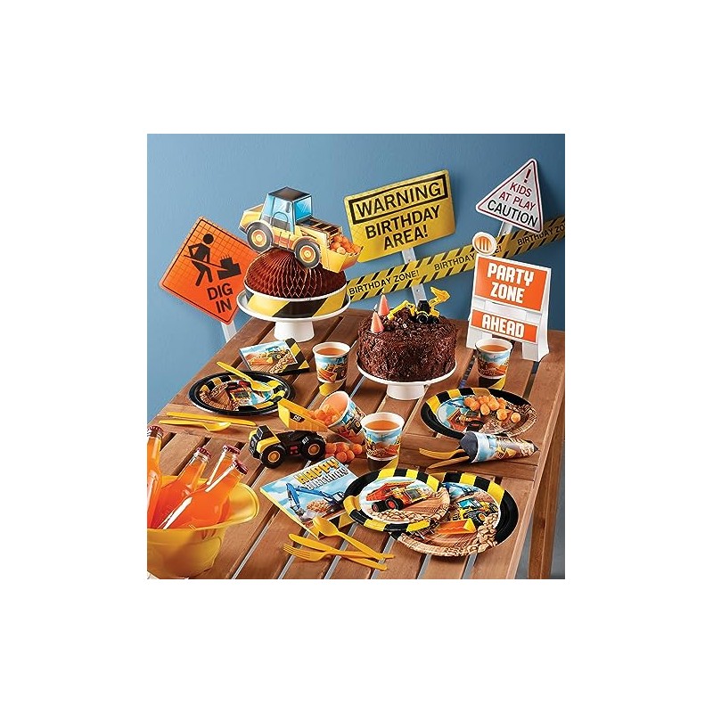 Big Dig Construction Favor Bag 8 ct