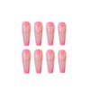 24 Piece Coffin Ballerina False Nails To Stick On, Long