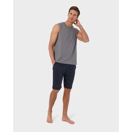 32 DEGREEES Men's Cool Classic Relaxed Tank | Anti-Odor | 4-Way Stretch | Moisture Wicking, Grey Heather, X-Large