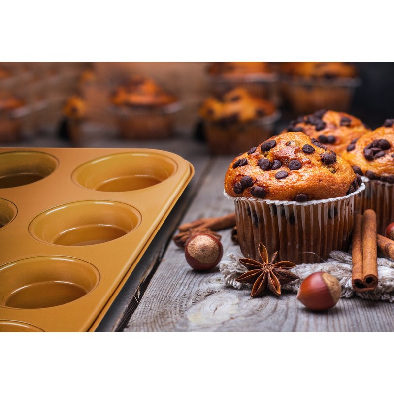 Copper 12-Cup Muffin Pan | Nonstick Muffin Pan