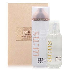 Su:m37 Sun Away Multi-Effect Sunblock 100ml + Cleansing Water Set / 숨37 선 어웨이 멀티 이펙트 선블럭100ml + 클레징워터 세트