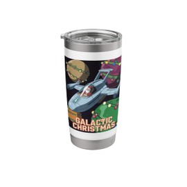 Cosmic Holiday Adventure: Festive Space Explorer Wear Stainless Steel Insulated Tumbler