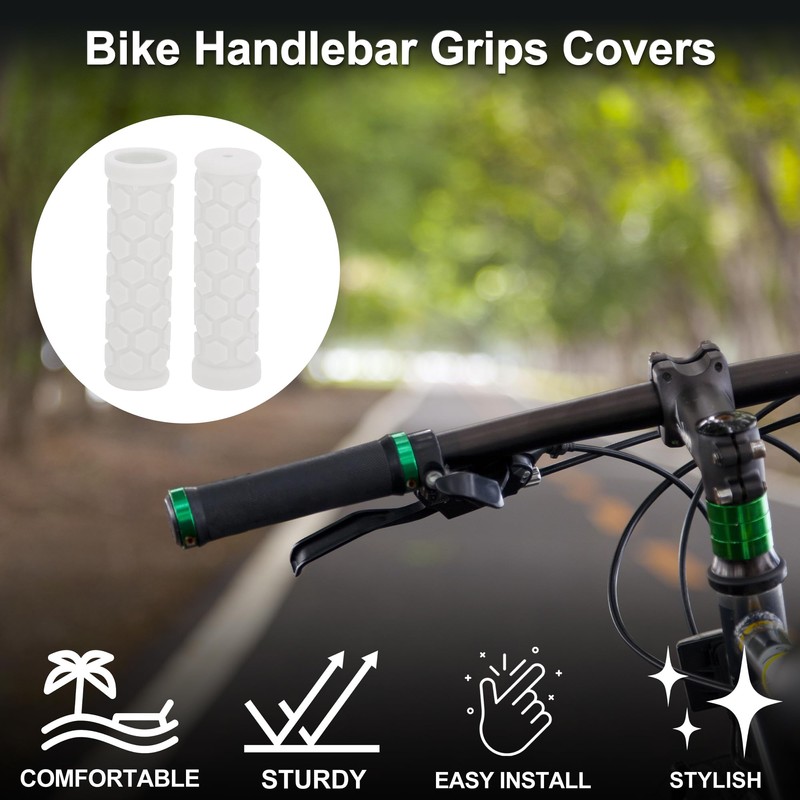 TUCKBOLD Bike Handlebar Grips Covers 102mm Long Lightweight | Bicycle