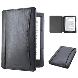 DMLuna Case for Kobo Nia 6" 2020 Release (Model N306), Lightweight Folio Premium PU Leather Protective Cover with Auto Sleep/Wake Feature, Front Pocket, Black