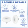 sourcing map 29 mm Drawer Rollers Wheel Cabinet Positioning Sliding