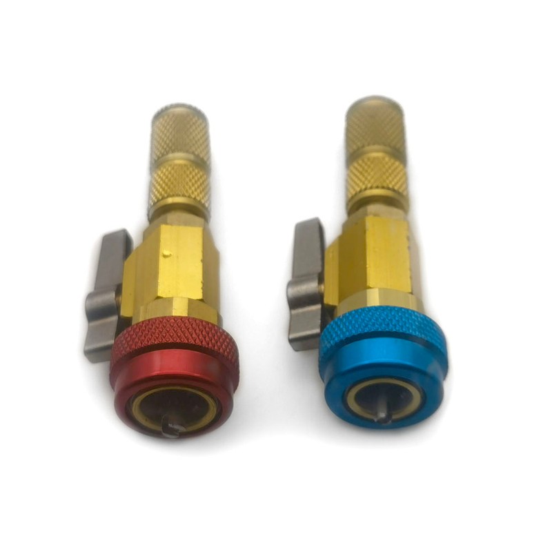 2pcs Air Conditioning R134A Valve Core Quick Remover Installer High