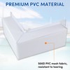 ORLANG 2Pack Dock Corner Bumpers,PVC Boat Dock Fenders with Stainless