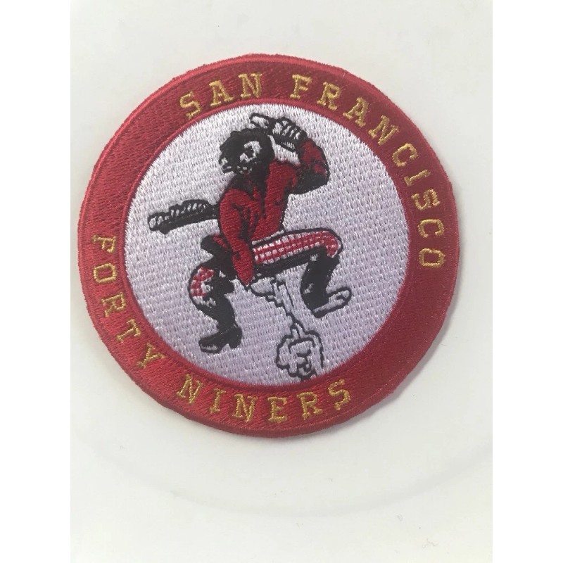 SF San Francisco 49ers Vintage Rare Embroidered Iron On Patch