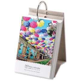 Iroha Publishing 365 Days Round-the-World Beauitful, Calendar Pas – POL 264th – 01 Tabletop Type