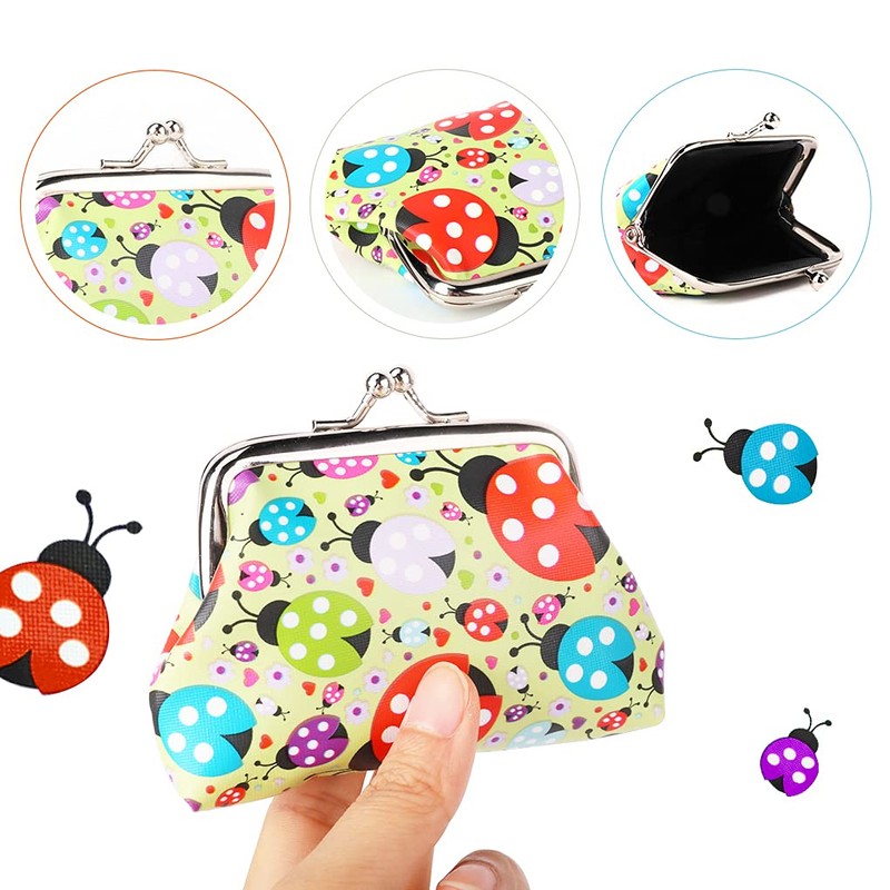 Oyachic 4 pieces coin purses small coin bag purse small