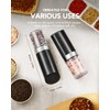 sangcon Sangcon Gravity Electric Salt and Pepper Grinder Set with