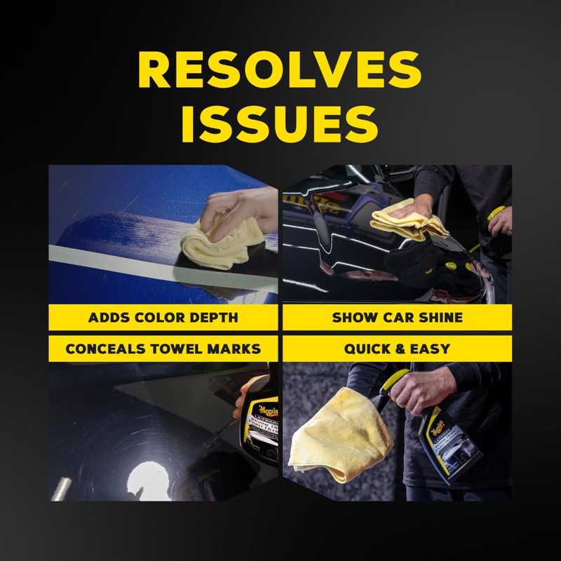 Meguiar's Ultimate Insane Shine Paint Glosser, Easy-to-Use Spray On and
