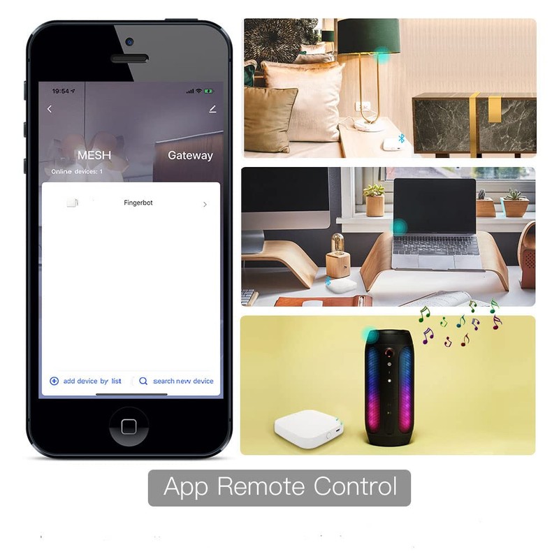 MoesGo Finger Hub Link Fingerbot to Wi-Fi, Only Support 2.4GHz,