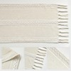 Artoid Mode Boho Cream Tassel Table Runner, Farmhouse Style Kitchen
