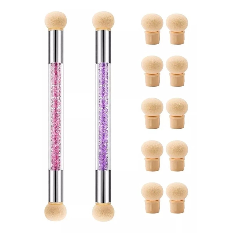 Alet Trend Pincel Esponja Decoración Efecto Sombreado Degradado En Uñas