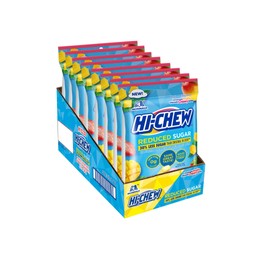 HI-CHEW Original Mix, Pack of 8 Bags, 2.12 oz Each - Strawberry & Mango - Reduced Sugar, Unique Fun Soft & Chewy Taffy Candy - Immensely Juicy Fruit Flavors - Individually Wrapped for Sharing