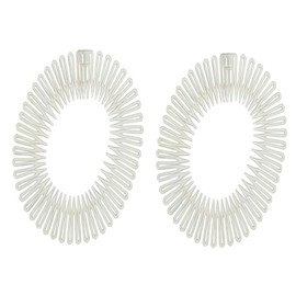 Mytoptrendz® Mens Tooth Comb Football Sport Hair Bands Headband Pack of 2 pcs (Clear)… (Clear)