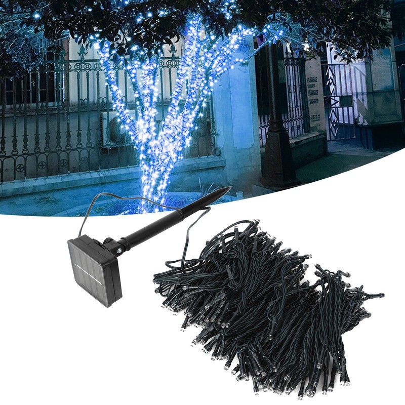 22M Solar Christmas Lights 200LED Waterproof Solar String Lights for
