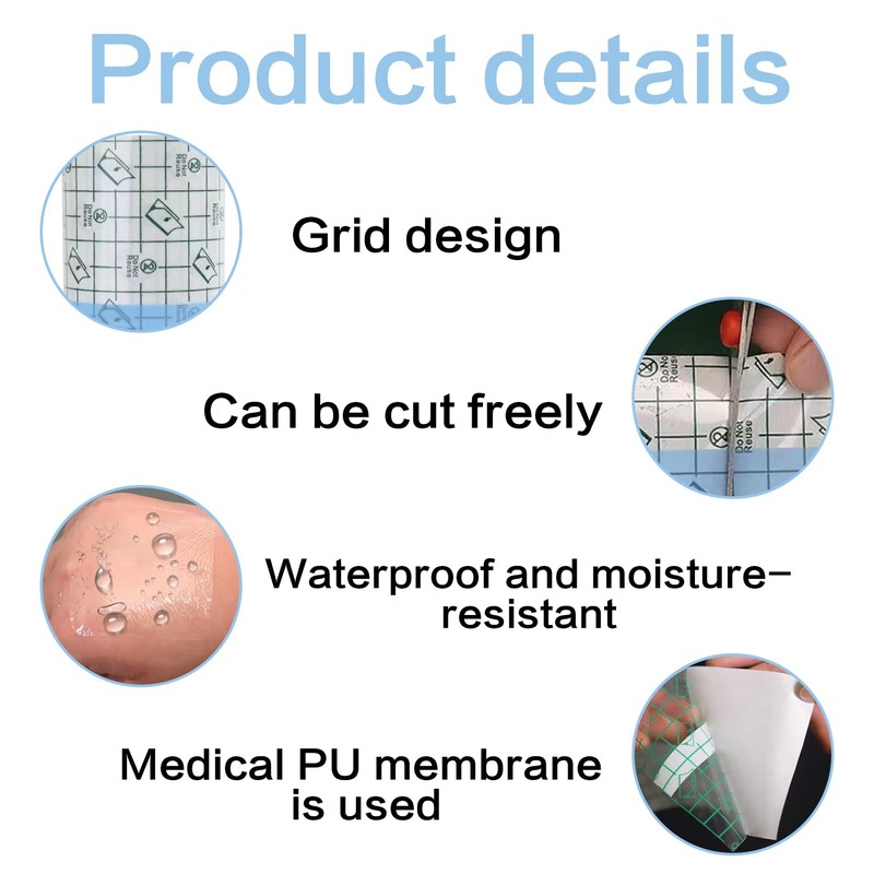 Tattoo Folie,Tattoo Pflaster Wasserdicht,Second Skin Tattoofolie,Transparent Bandage 15CM X 2M,Duschpflaster