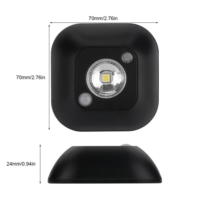Segutage LED Wireless Infrared Motion Sensor Night Light, Mini Battery