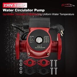 Dewinston UPS26-99SFC 230V 1/6Hp Hot Water Circulation Pump Circulator Pump