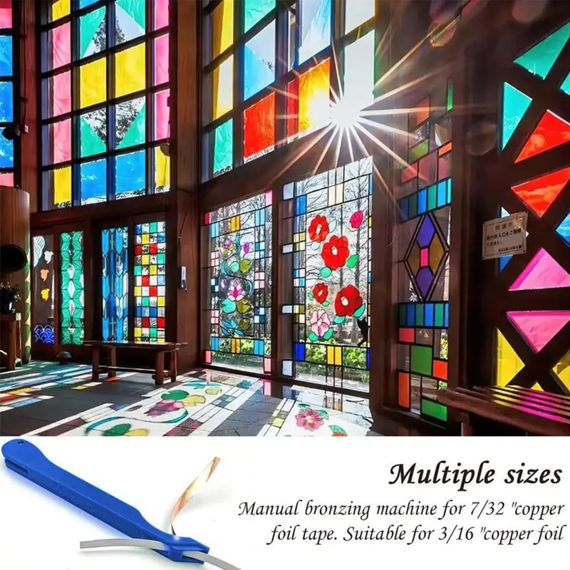 Copper Foil Hand Foiler for Stained Glass, Stained Glass Hand