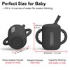 Seposeve 2 Pack Silicone Sippy Cups, Leak-Proof Baby Straw Cup