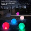 Rukars Floating Ball Pool Light Solar Powered 4 PCS, 14