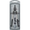 Faber-Castell 174014 Quick Set Compass Jointed 4 mm Peg Silver