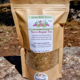HERB MAN TEAS Nerve Repair Tea - to restore damaged nerves