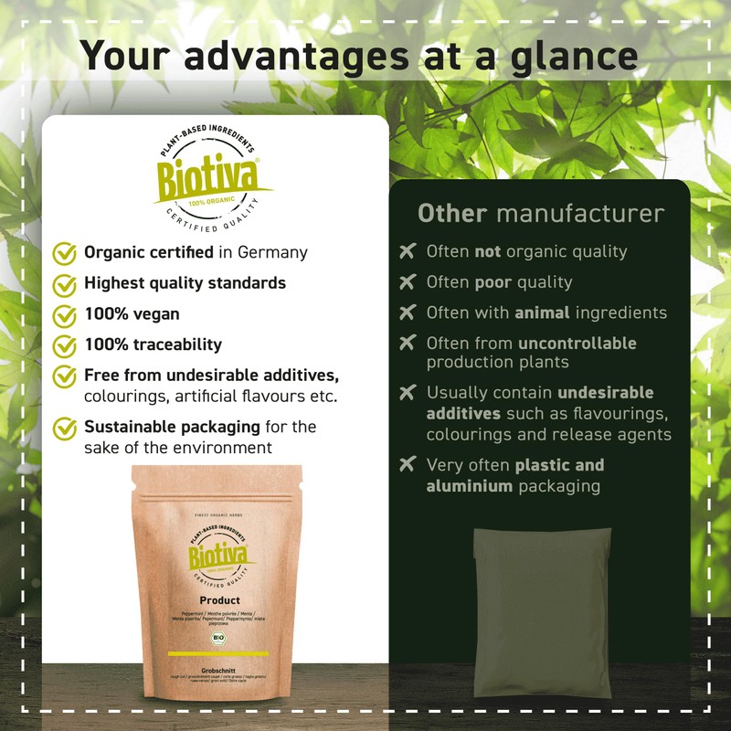 Biotiva Psyllium Husk Powder Bio 500g - Ground - Food
