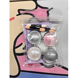 LEDSUUEI Weißes Perlglanz-Chrom-Pigmentpulver für Nägel