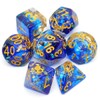 Haxtec DND Dice Set 7PCS Polyhedral Dice Compatible with Dungeons