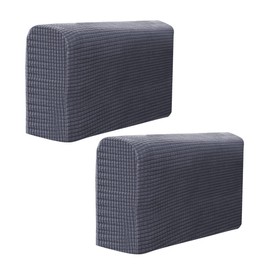 FAVOMOTO Armrest Covers, 2 Pieces Sofa Armrest Covers, Adjustable, Stretch Sofa Arm Caps, Armrest Protector, Backrest Throw, Stretch Armchair Protector, Soft Polyester Armrest Protector, Non-Slip